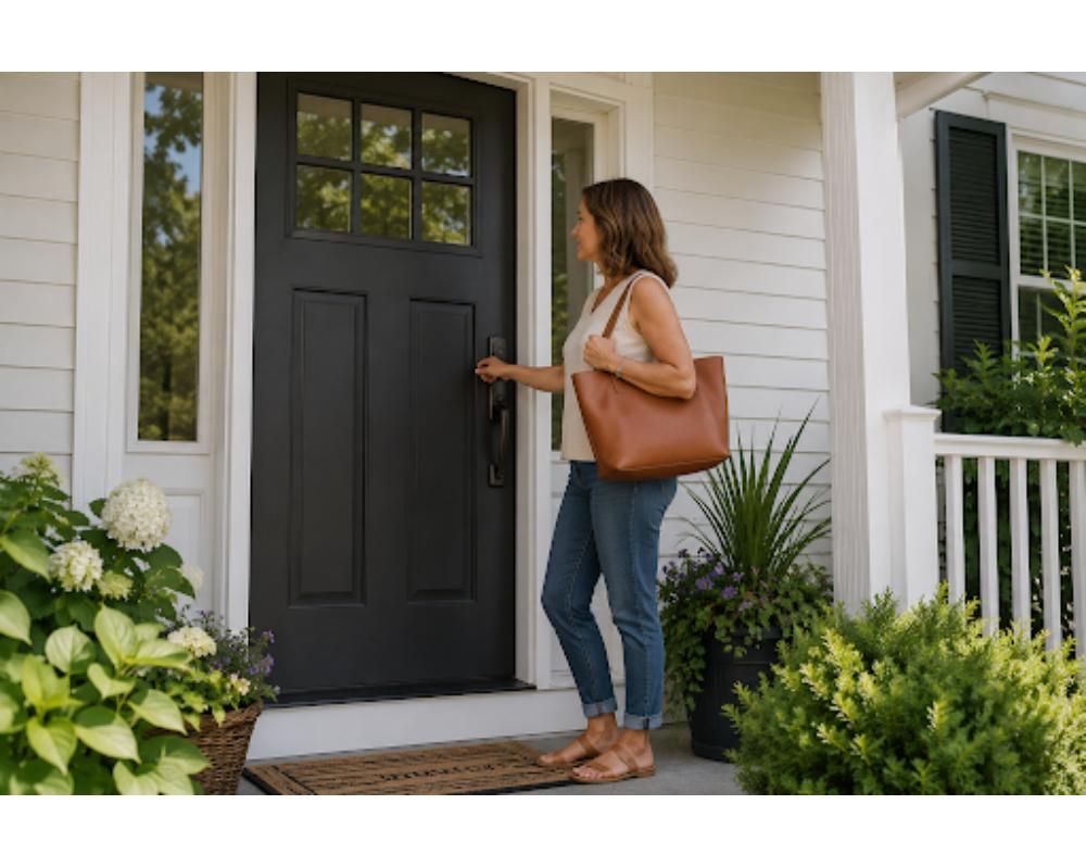 steel and fiberglass door
